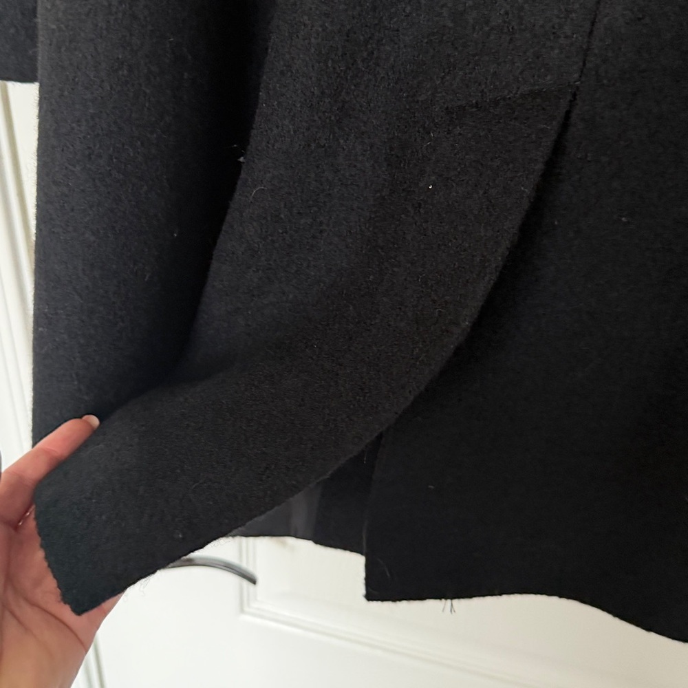 Sam Edelman Classic Black Coat - Picture 7 of 8